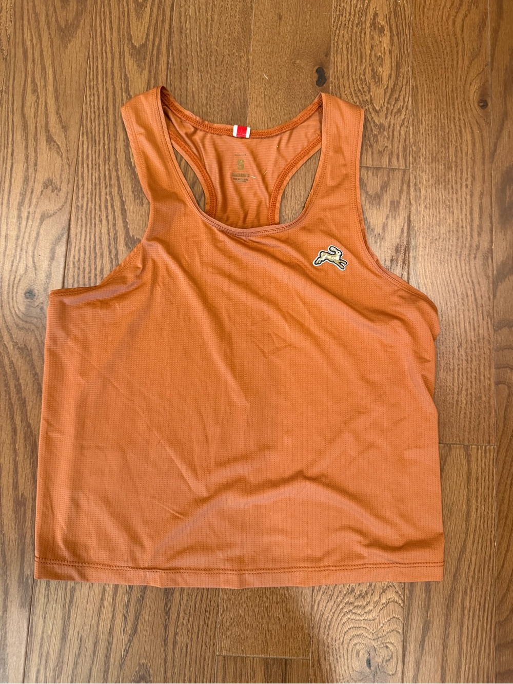 Tracksmith Orange Racerback Tank Top